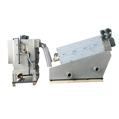 Edelstahl-automatischer multi Disketten-Spindelpresse-Schlamm-Entwässerungsmaschine