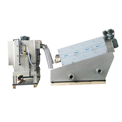 kaufen Edelstahl-automatischer multi Disketten-Spindelpresse-Schlamm-Entwässerungsmaschine online manufacture