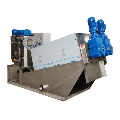 Abwasser-Spindelpresse-Schlamm-Entwässerungsmaschinen-System für Industrie-Schlamm-Behandlung