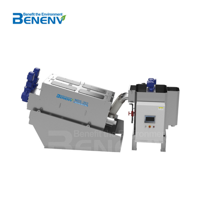 Verstopfungsfreie Abwasserbehandlung Maschine Multi-Disk-Schraubpresse Billigschlammmaschine