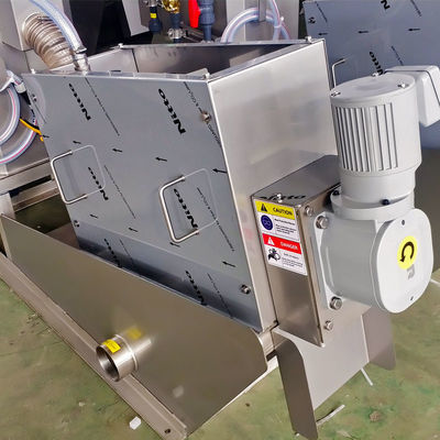 schraubenartiger 0.8t/H Filterpresse-Schlamm-Entwässerungsmaschine für Abwasser