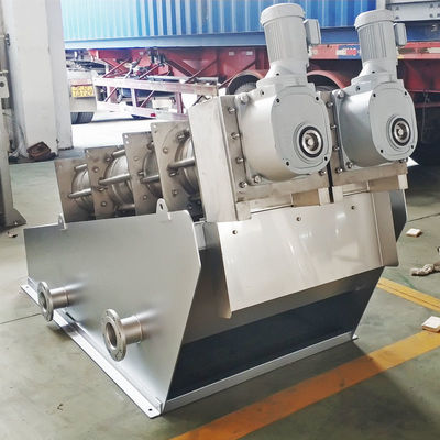 entwässernde 0.8ton/H Abwasserbehandlungs-Rotationsmaschine auf mehreren Disketten